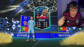 Packed TOTS Cristiano Ronaldo (Fifa 22 Huge Premier League Tots Pack opening) Plus PP R9