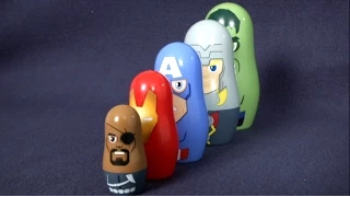 Avengers Nesting Dolls from PPW Toys