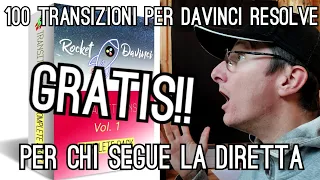 GRATIS! LE NUOVE TRANSIZIONI PER DAVINCI RESOLVE 16! ROCKET DAVINCI