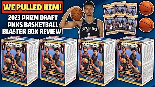 *2023 PRIZM BASKETBALL DRAFT PICKS BLASTER BOX REVIEW!🏀 THE WEMBY ROOKIE HUNT STARTS NOW!🔥