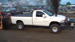 2.6 Pro Street Diesel Trucks from the Dream Factory Truck & Tractor Pull, Sedalia, MO, June 1 2024!