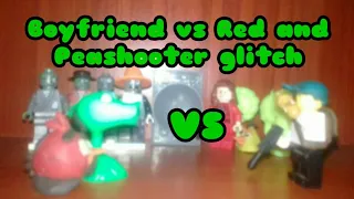 LEGO Friday Night Funkin Boyfriend VS Red and Peashooter Glitch