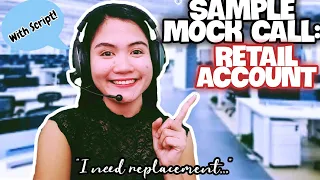 SAMPLE MOCK CALL FOR RETAIL ACCOUNT | ITEM REPLACEMENT REQUEST | NAYUMI CEE ♥️
