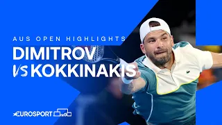 Grigor Dimitrov v Thanasi Kokkinakis | Round Two | Australian Open 2024 Highlights 🇦🇺