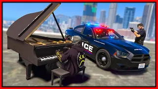 GTA 5 RP - Piano Car Trolling Cops