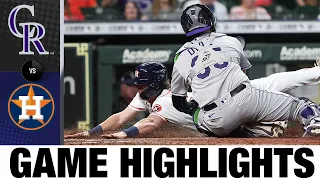 Rockies vs. Astros Game Highlights (8/11/21) | MLB Highlights