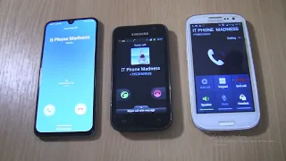 Samsung Galaxy A40+S3 duos+S1 Incoming cal & Outgoing call at the Same Time