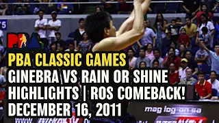 GINEBRA VS RAIN OR SHINE HIGHLIGHTS | ANOTHER HEARTBREAKING LOSS FOR CROWD FAVORITE GINEBRA