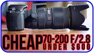 CHEAP 70-200mm 2.8 | Sigma 70-200mm F2.8 EX DG Macro HSM II Unboxing and Test