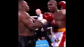 Iron" Mike Tyson vs Donovan "Razor" Ruddock 2 | Supreme power punches by both fighters #shorts