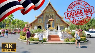 DRIVING in CHIANG MAI, Chiang Mai province, THAILAND I 4K 60fps