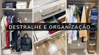 DESTRALHE E ORGANIZAÇÃO DO GUARDA ROUPA...