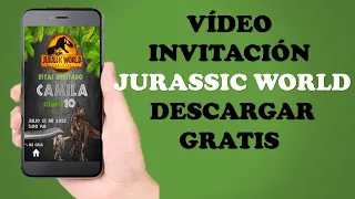Vídeo Invitación Jurassic World