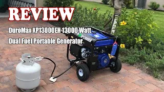 Review DuroMax XP13000EH 13000 Watt Dual Fuel Portable Generator 2023