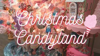 Candyland Pink Christmas Tree | Decorate with me | Gingerbread Nutcracker Ice Cream Decorations