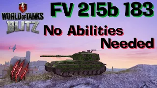 WOT Blitz Uprising FV215b 183 No Extra Lives Needed // Effective Sniping