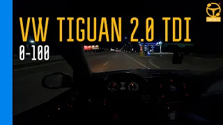 VW Tiguan 2.0TDI 170HP Dragy 0-100 acceleration