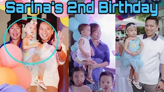 Baby Ni Jhong Hilario na Si Sarina Celebrate's 2nd BIRTHDAY