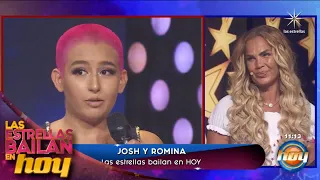 Romina y Josh bailan frente a Niurka Marcos | #LasEstrellasBailanEnHoy