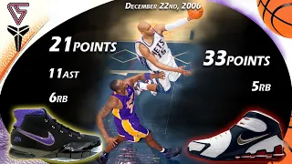 Kobe Bryant VS Vince Carter Face-off December 22nd 2006