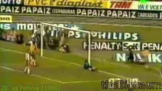 ZICO  All Goals for Brazil