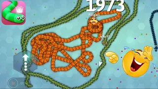 Snake. Io 🐍 New Trick to circle top 01 snake of the map 🐍 Best And Epic Snake.io Gameplay