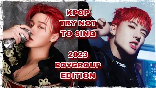 KPop Try Not To Sing Challenge - 2023 Boys Edition (Boygroups & Male Artists)