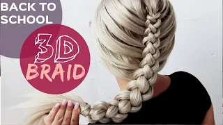 3D Braid / Dutch Box Braid perfect for Back to School by Another Braid | 2019