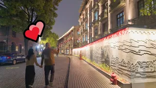 💕Walking through one of the romantic street in Shanghai- 4K HDR 60fps
