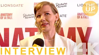 Sandra Hüller interview on Anatomy of a Fall, Justine Triet, Cannes Palme d'Or at London premiere