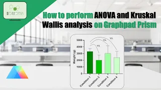 How you can perform ANOVA and Kruskal-Wallis analysis on GraphPad Prsim #graphpad #anova