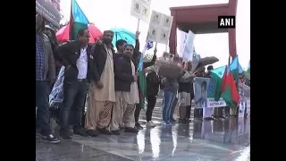 Baloch activists raise anti-Pakistan, anti-China slogans outside UN headquarter - ANI News