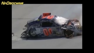 Аварии на гонках NASCAR. Accidents at NASCAR races.