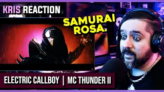 SAMURAI ROSA NINJA DANCE! | ELECTRIC CALLBOY - MC THUNDER II (Dancing Like A Ninja) (Kris REACTION)