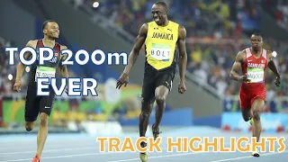 GREATEST 200m Races of All-Time | Track 200m Running Hall of Fame