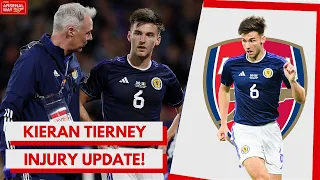 "PRECAUTIONARY" Kieran Tierney Injury Latest As Steve Clarke Provides Update On Arsenal Star | VIDEO