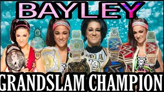 Grandslam Champion Bayley |Every Title Wins of Bayley| 1st Ever Grandslam Champion