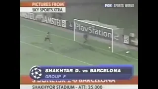 Shakhtar Donetsk 2:0 Barcelona. UCL 2004/05