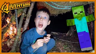 BUILDING A ZOMBIE PROOF MINECRAFT SURVIVAL HOUSE IN REAL LIFE