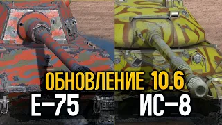 Что теперь лучше Ис-8 или Е-75 в Обновлении | Tanks Blitz