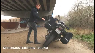 Crashing My Bike for YOU! ☠️ 😱 - Rackless MotoBags Testing