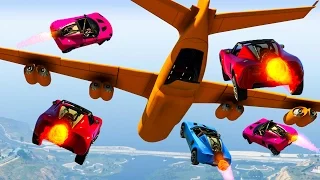 GTA Online: Import/Export DLC FREEMODE CHALLENGES - Rocket Voltic vs Cargoplane, Ramp Car & More