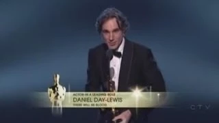 Daniel Day-Lewis winning Best Actor for There Will Be Blood