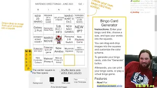 NINTENDO DIRECT BINGO LIVE REACTION (JUNE 21ST 2023)