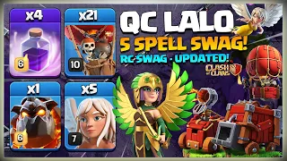 After Update! Th14 QC LaLo | Th14 Queen WALK Lavaloon | Best TH14 Attack Strategy Clash of Clans coc