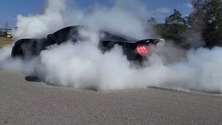 Badass GT500 burnout