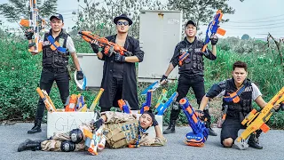 Nerf Guns War : Summer Warrior Of SEAL TEAM Use Nerf Guns Fight Boss XX Dangerous Criminal Group