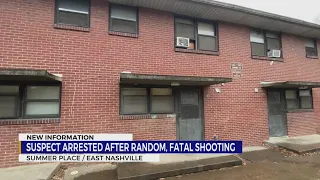 Suspect arrested after woman killed in random shooting in East Nashville