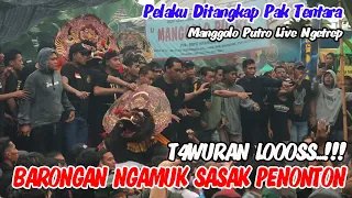 T4WURAN LOOSS !!! BARONGAN NGAMUK SASAK PENONTON JARANAN MANGGOLO PUTRO LIVE NGETREP