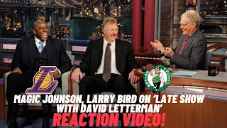 Magic Johnson Larry Bird on Late Show with David Letterman | REACTION